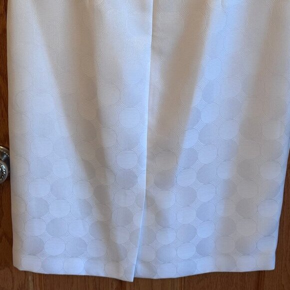 Jones Studio Separates Women's White Sleeveless Sheath Midi Dress 14 Workwear - Picture 4 of 7